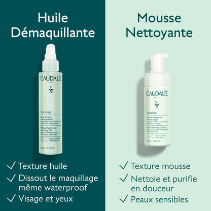 Huile de Soin Démaquillante à l'Huile d'Amande Douce + Ricin - 150ml