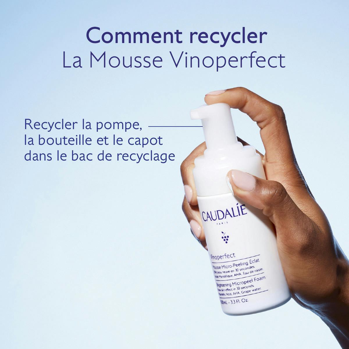Mousse Micro-Peeling Éclat à l'Acide Mandélique (AHA) - 100ml